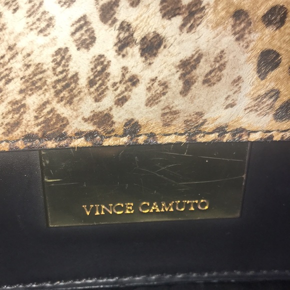 VINCE CAMUTO RETRO 90S Animal Print LEOPARD ABRIL SHOULDER CROSSBODY BAG - Picture 2 of 10